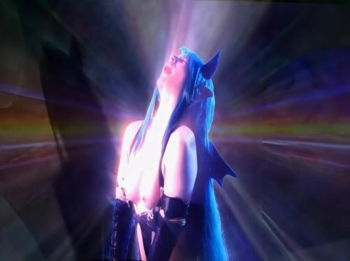 Solicitou com sucesso uma linda irmã em um festival de cosplay